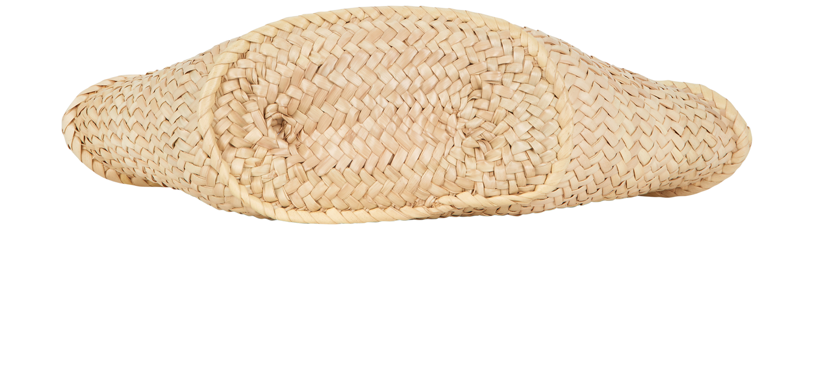 Basket Tote, &pound;220, Handbags, Beige/Brown, Leather/Raffia, Top view